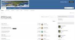 Desktop Screenshot of apcd-courses.com